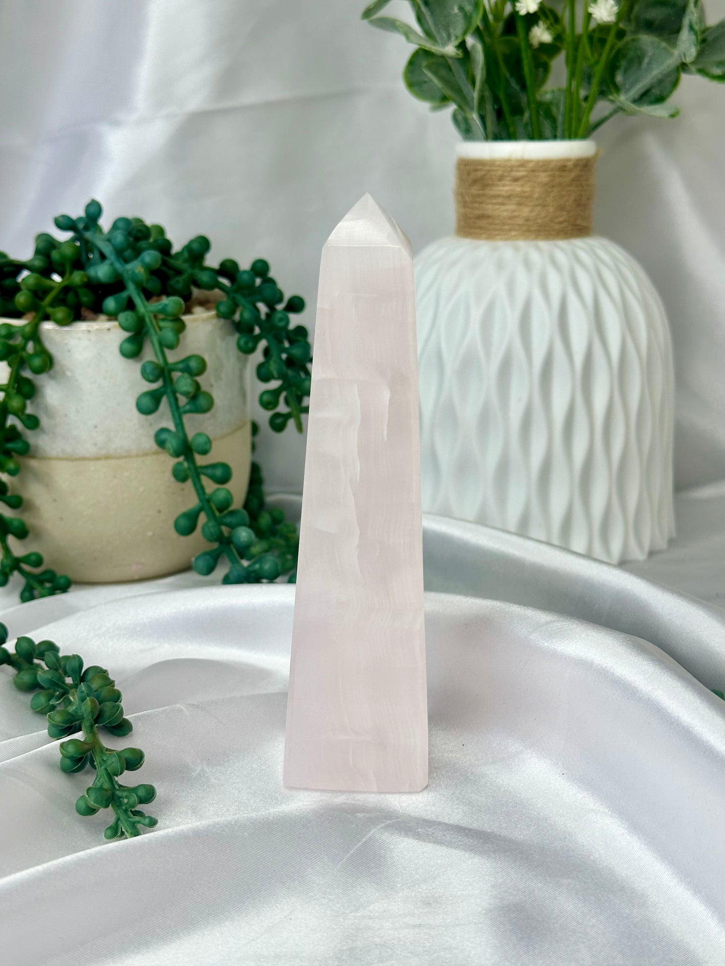Pink Calcite Tower