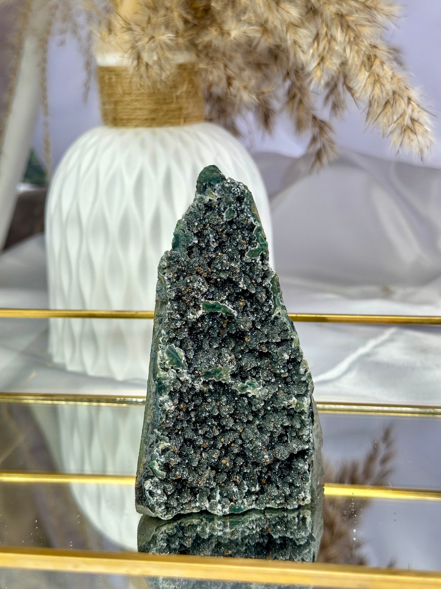 Black Amethyst Cut Base