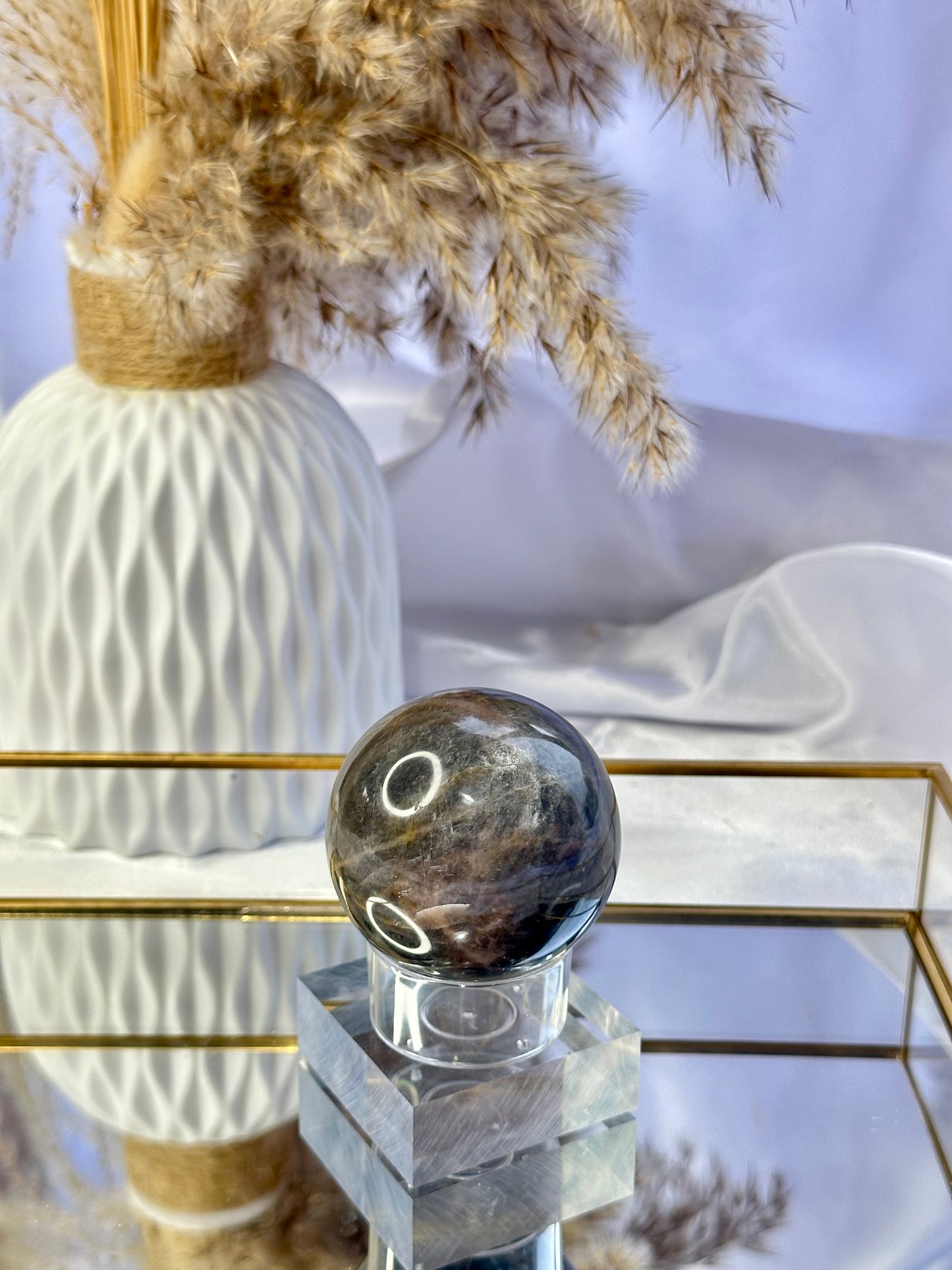Black Moonstone Sphere