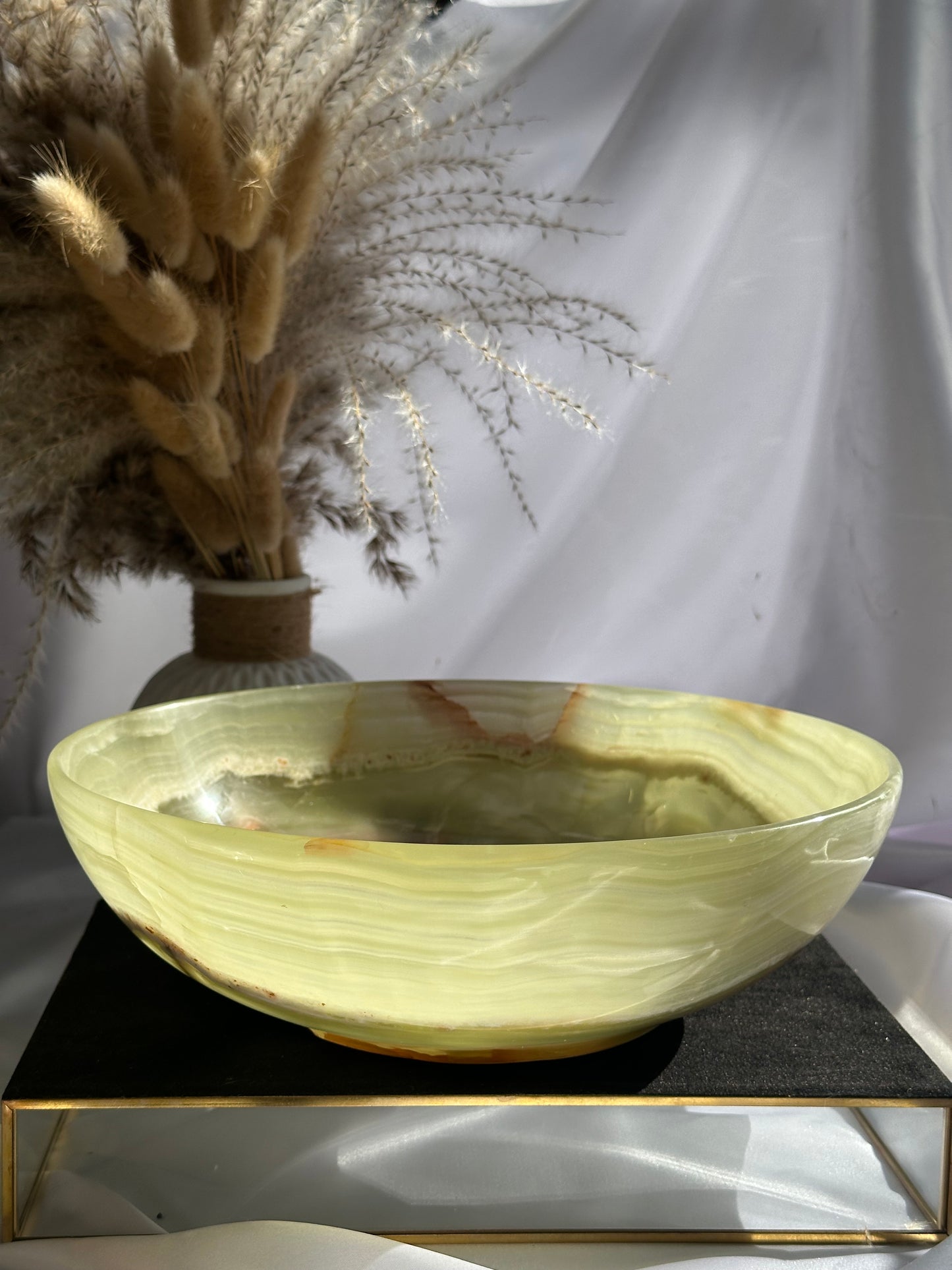 Green Onyx Bowl Large (A)