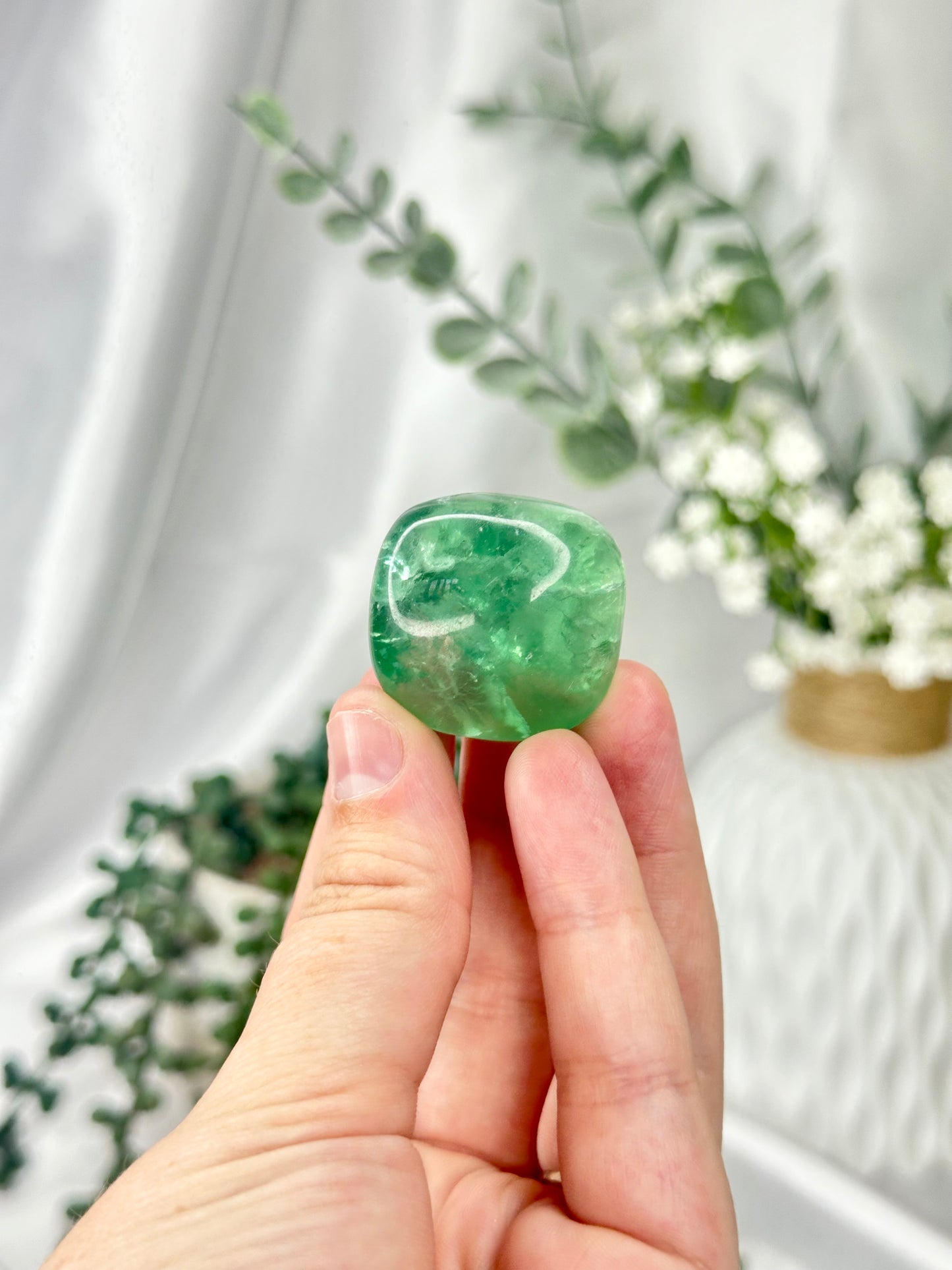 Green Fluorite XL Tumble