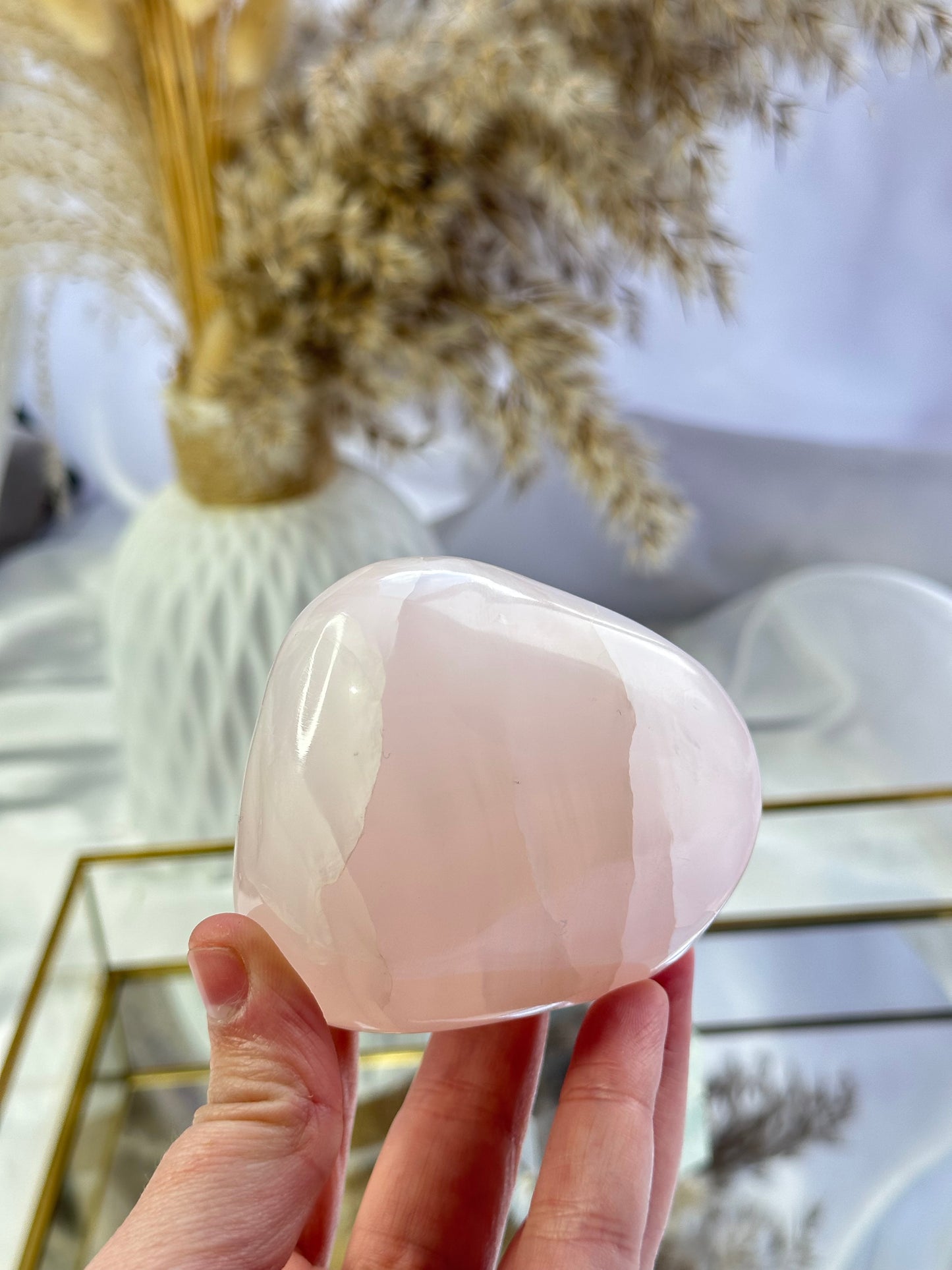 Pink Calcite Jumbo Tumble