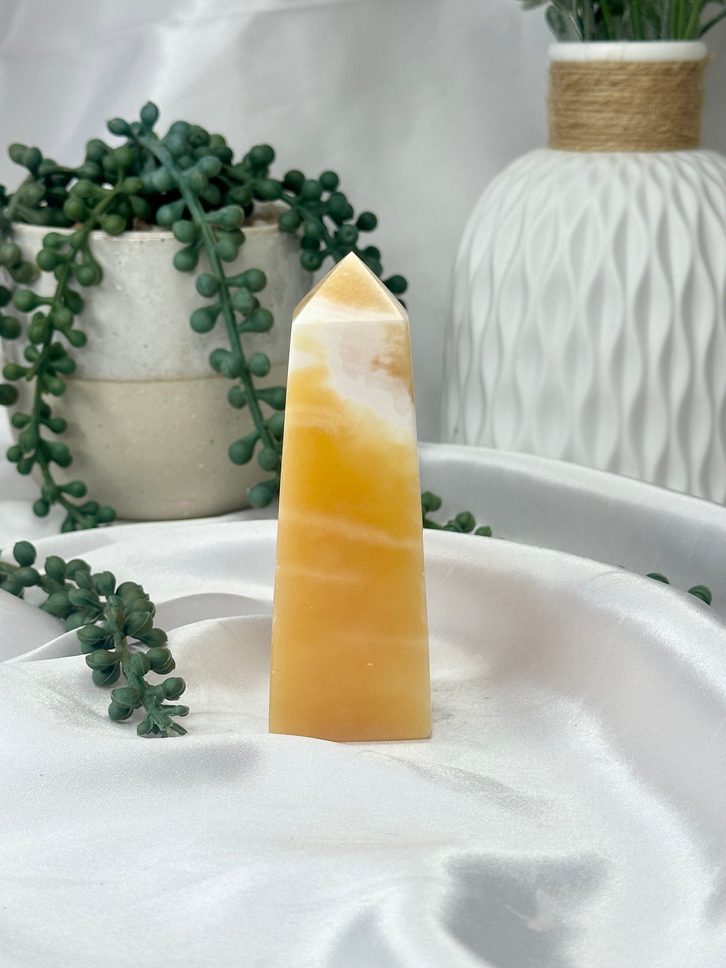 Orange Calcite Tower