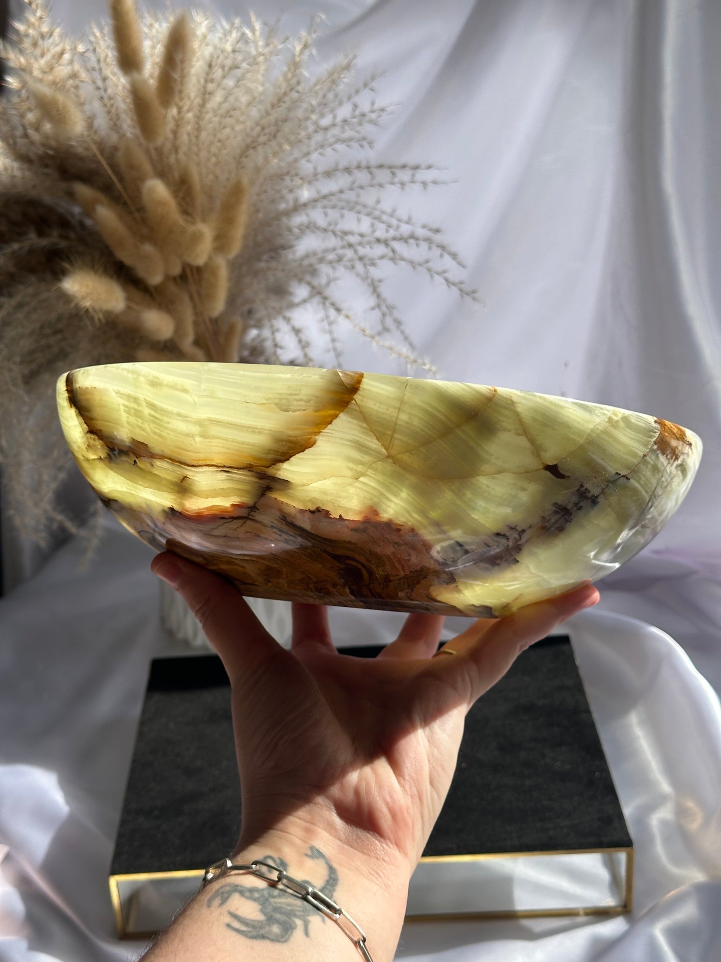 Green Onyx Bowl Large (C)