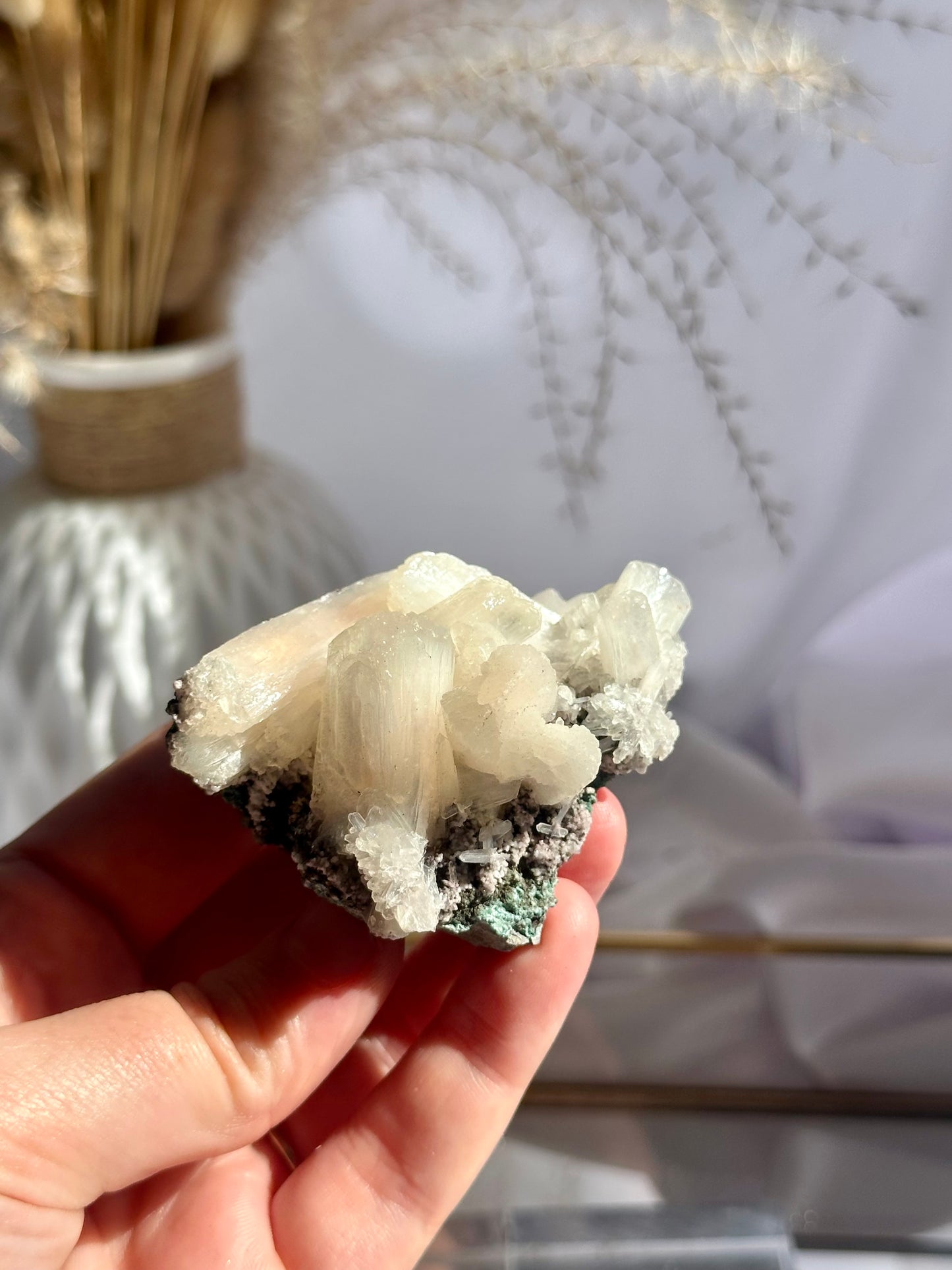 Apophyllite & Stilbite Cluster