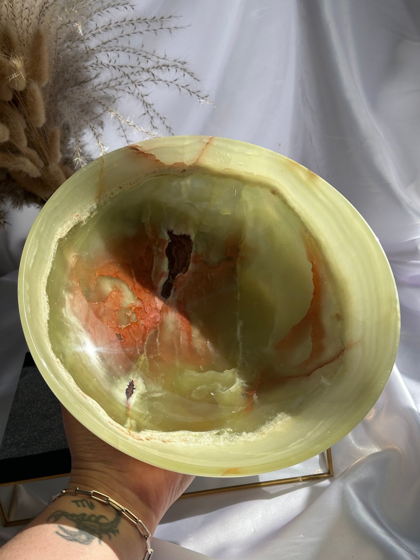 Green Onyx Bowl Large (A)