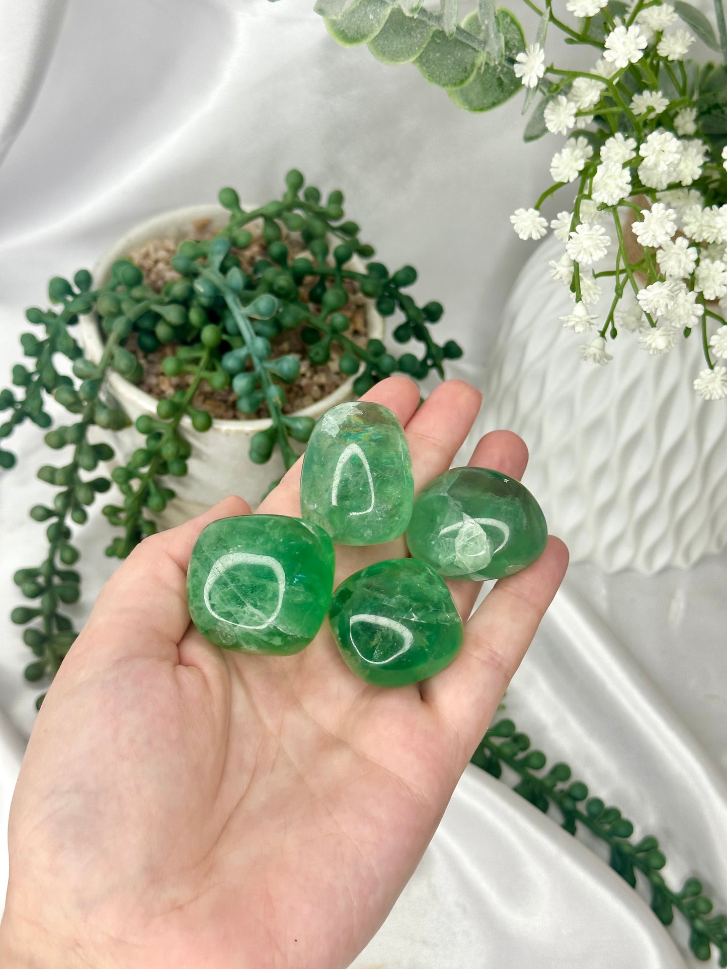 Green Fluorite XL Tumble