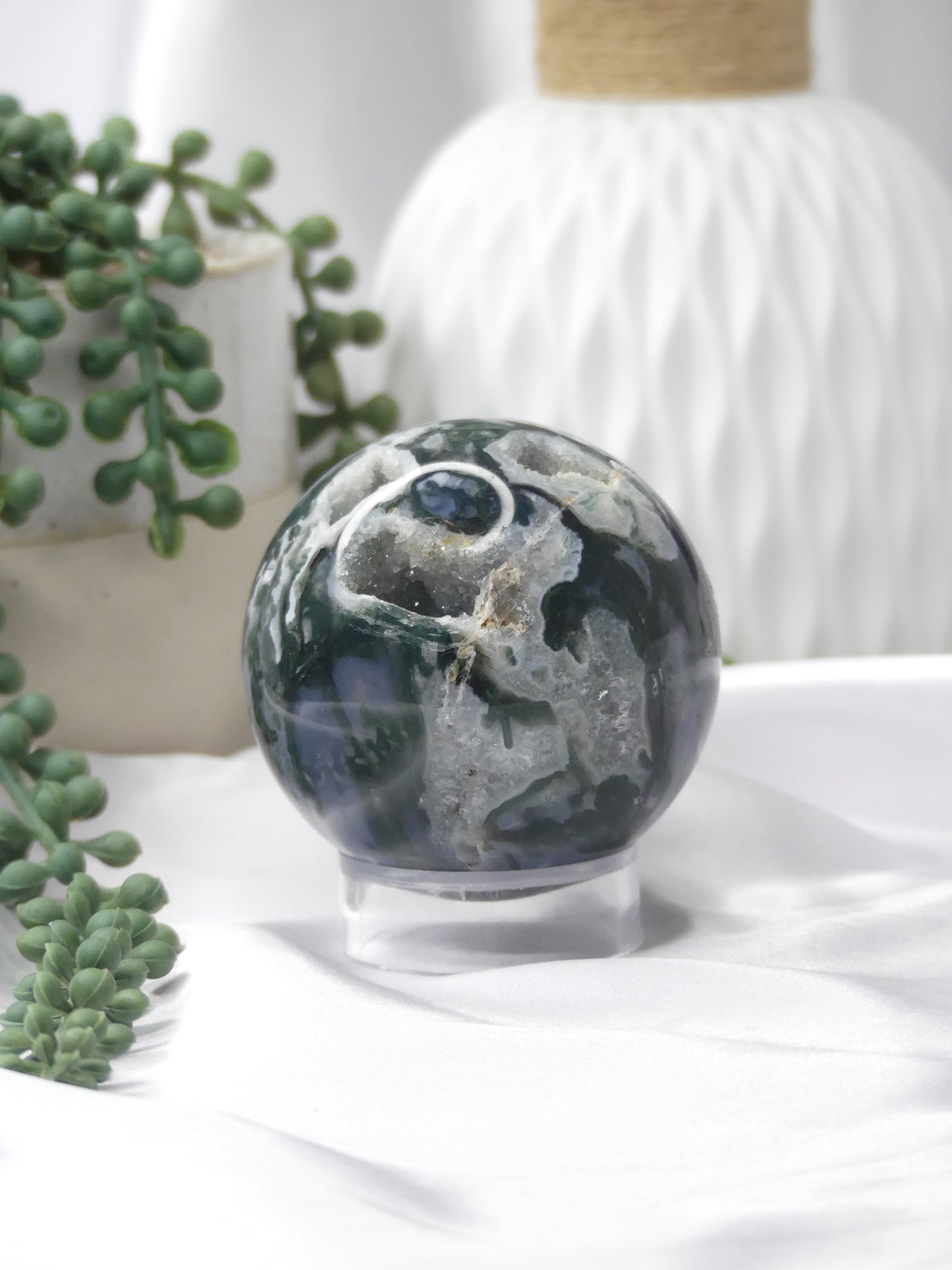 Moss Agate Sphere