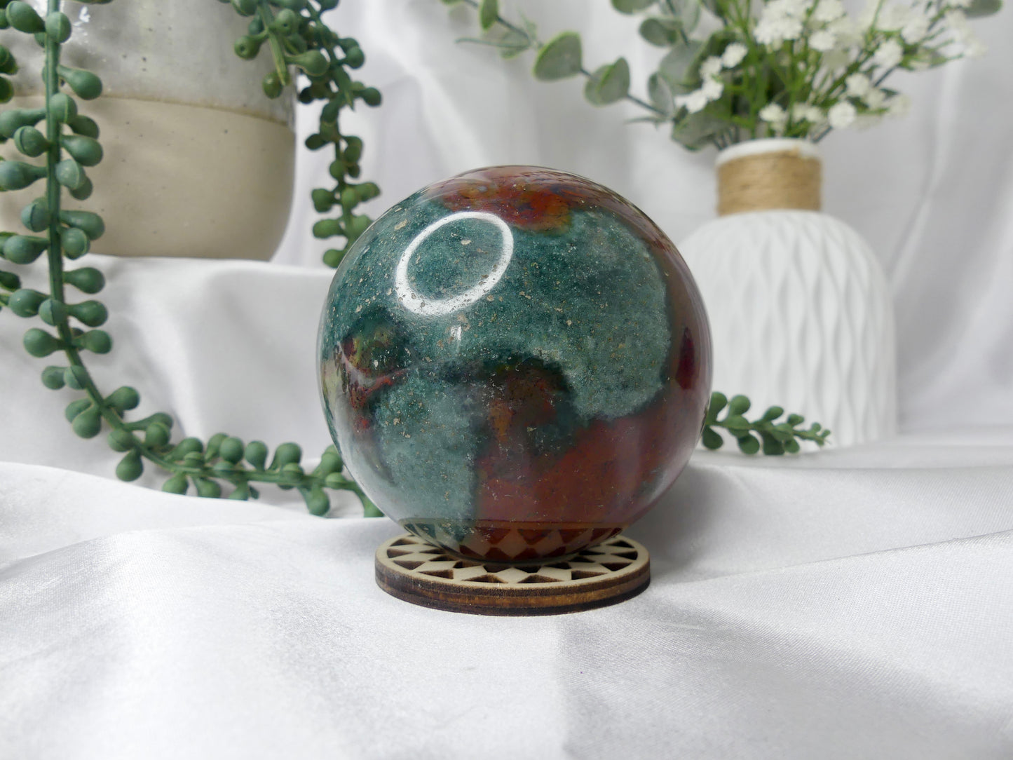 Ocean Jasper Sphere