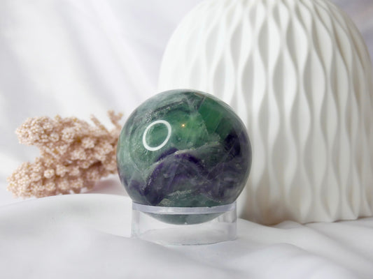 Rainbow Fluorite Sphere