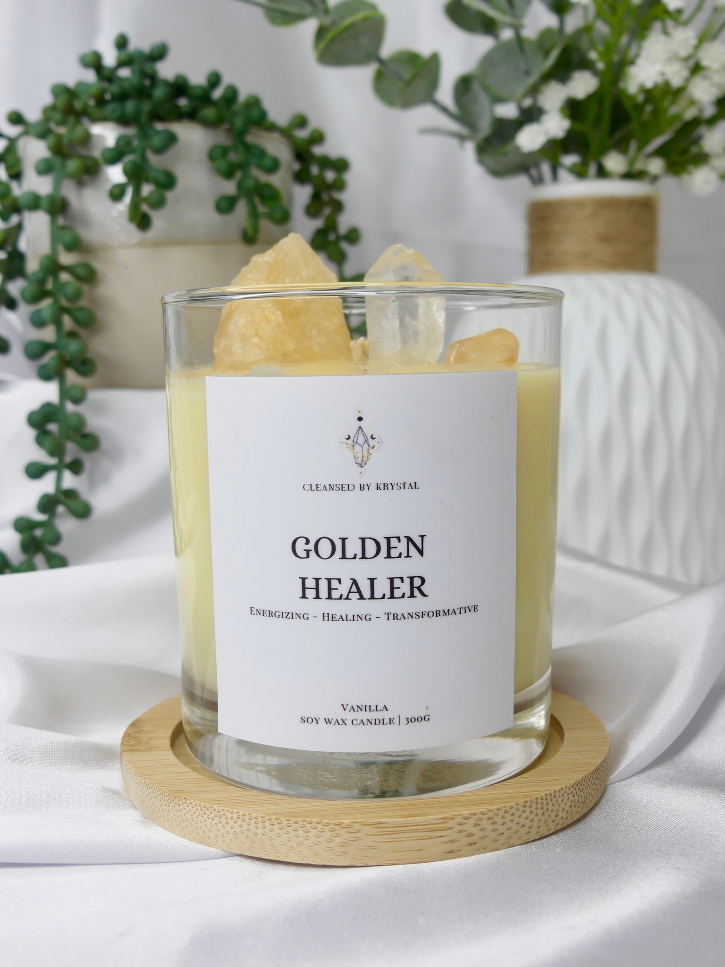 Golden Healer Crystal Candle (Vanilla)