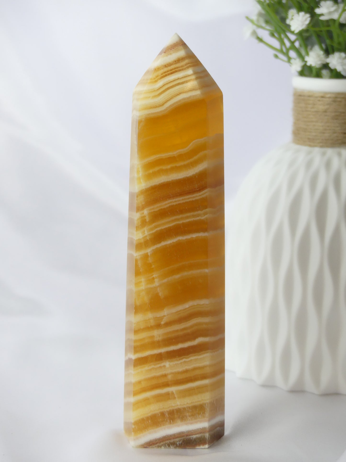 Orange Calcite Tower