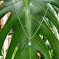 Aquamarine Silver Necklace