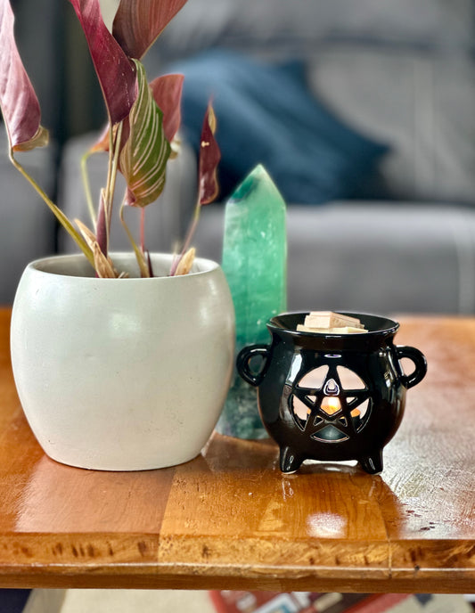 Pentagram Cauldron Wax Melter