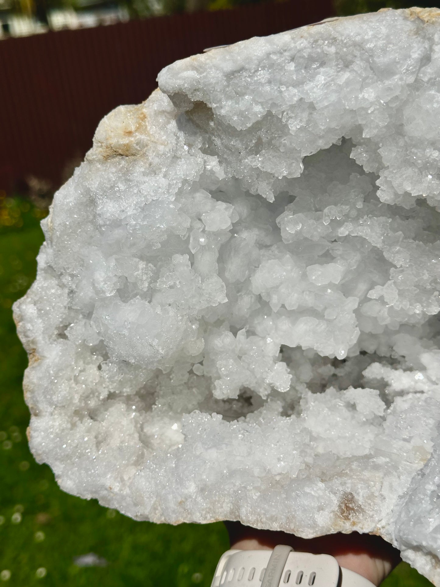 Quartz Geode Half