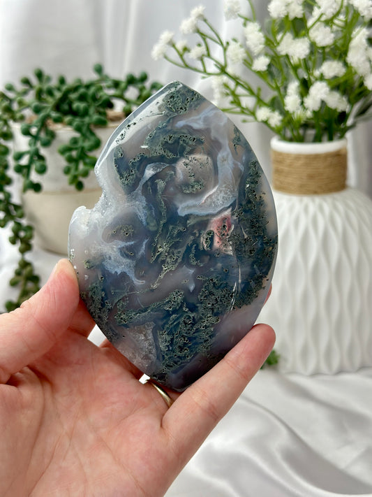 Moss Agate Leaf