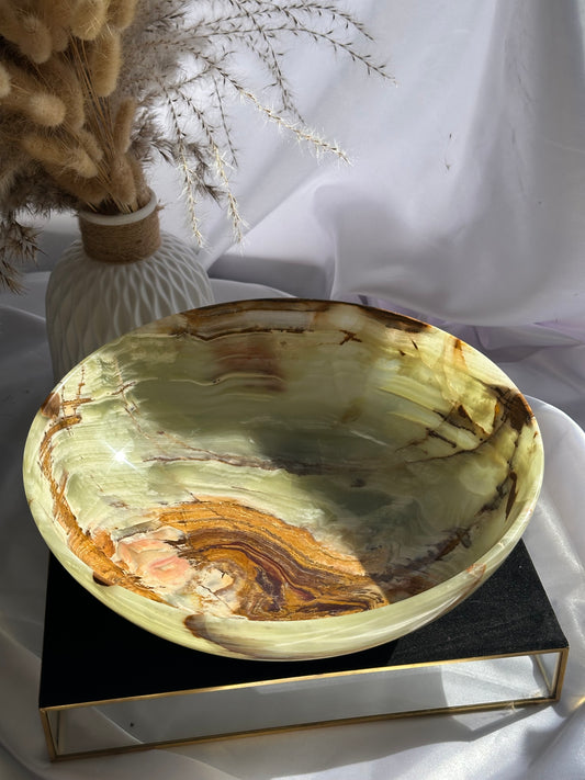 Green Onyx Bowl Large (C)