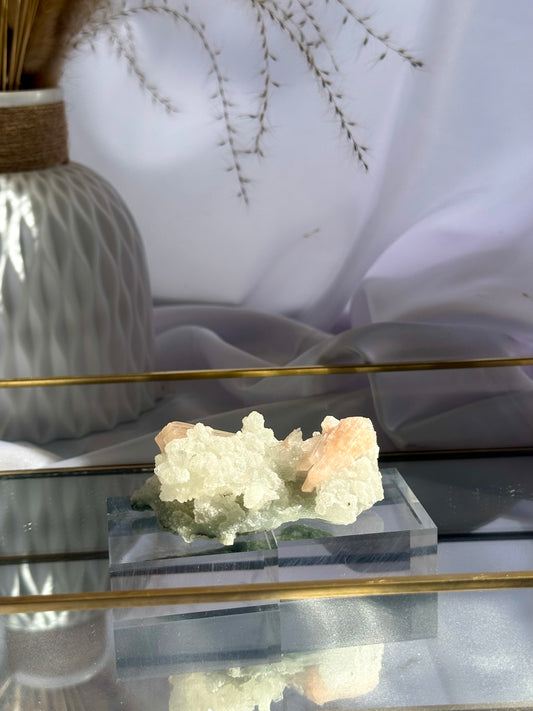 Apophyllite & Stilbite Cluster