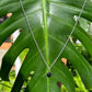 Black Tourmaline Silver Necklace