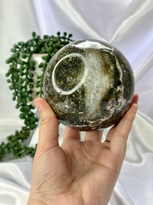 Ocean Jasper Large Sphere