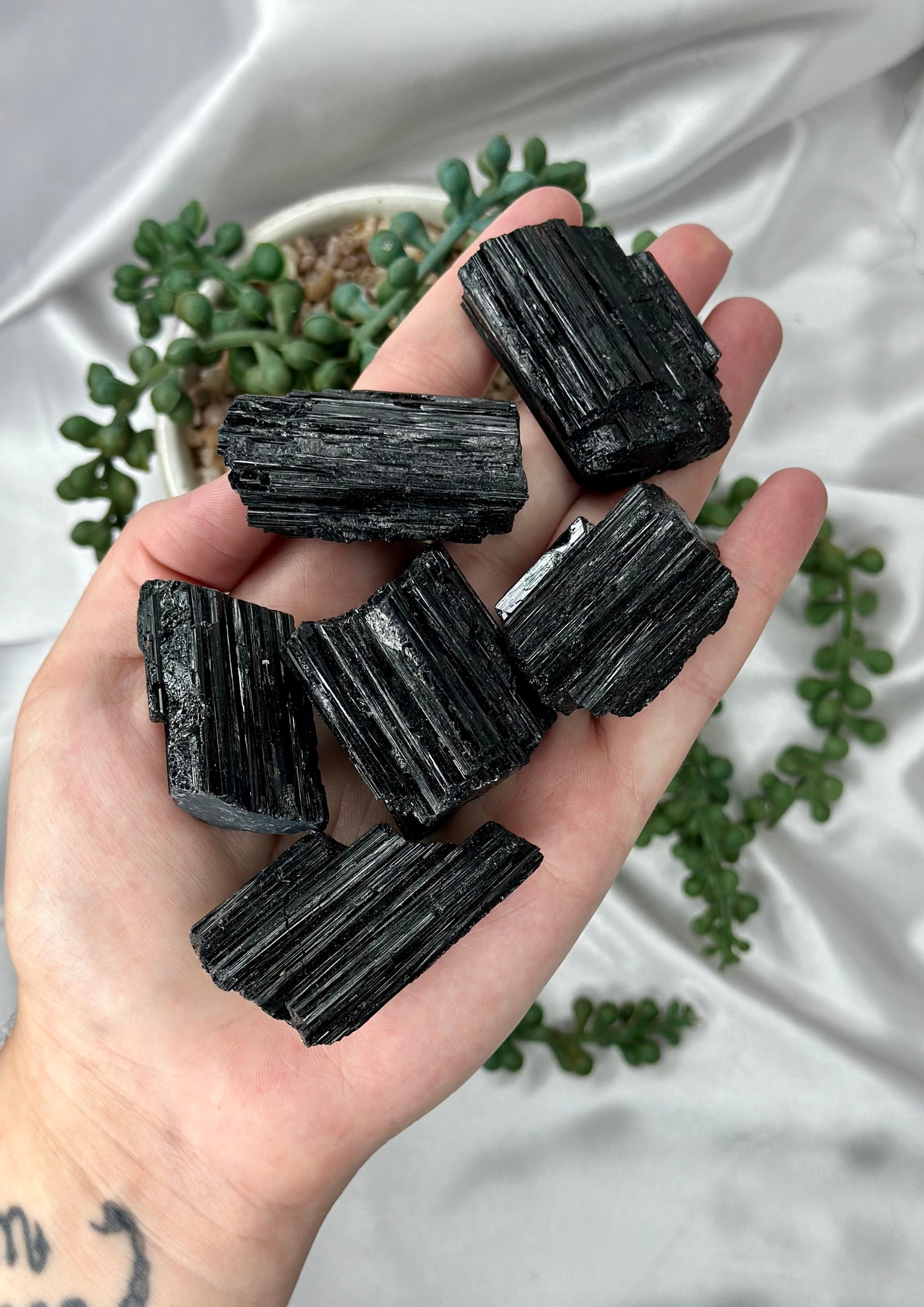 Black Tourmaline Chunks