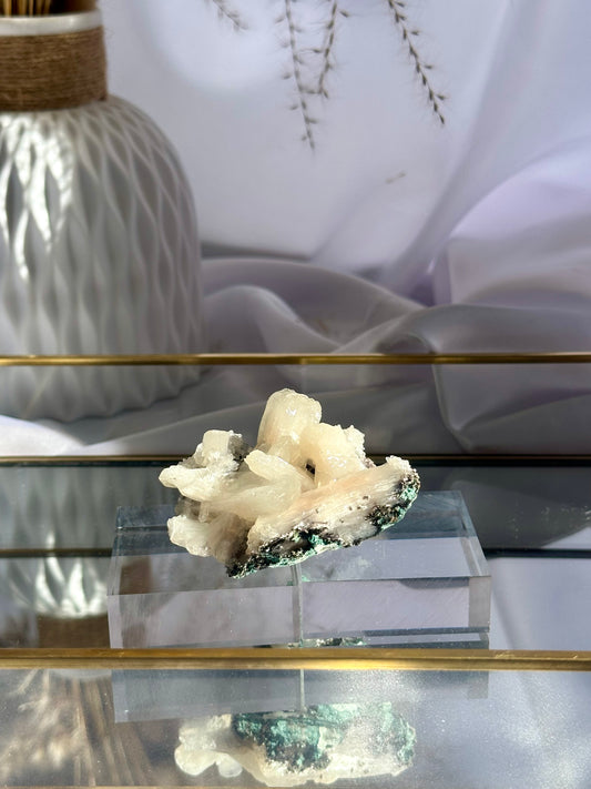 Apophyllite & Stilbite Cluster