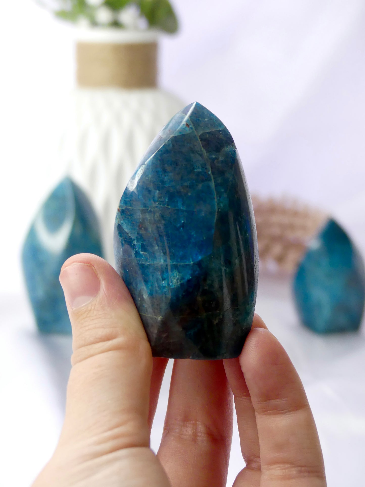 Blue Apatite Flame