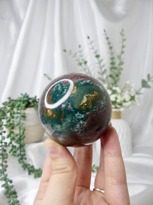 Ocean Jasper Sphere