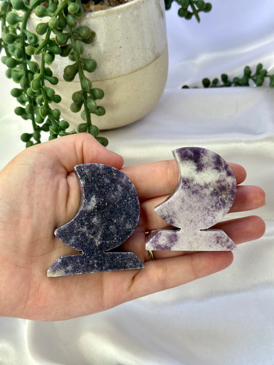 Lepidolite Moons