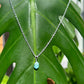 Larimar Necklace Silver