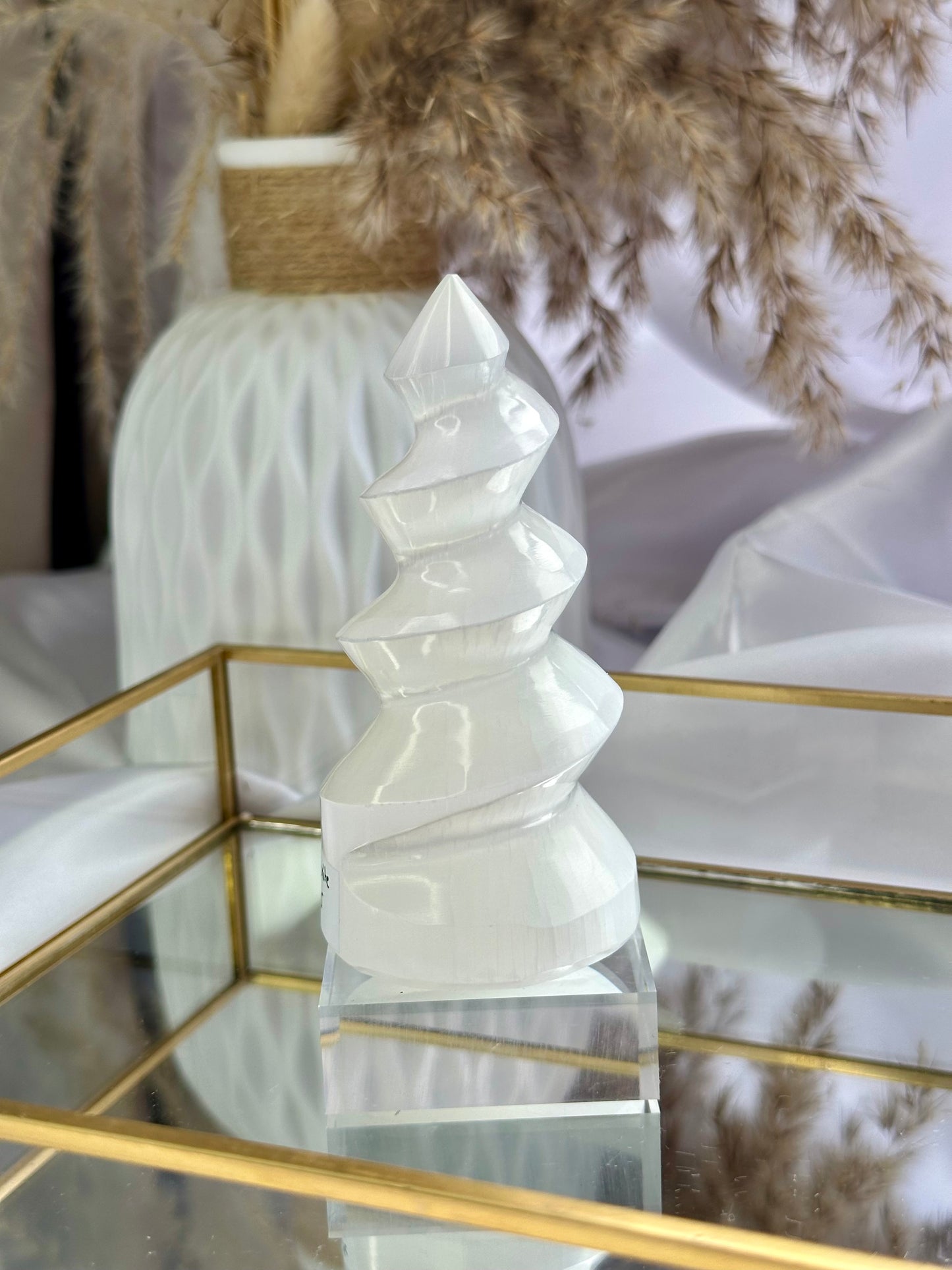 Selenite “Unicorn” Horn