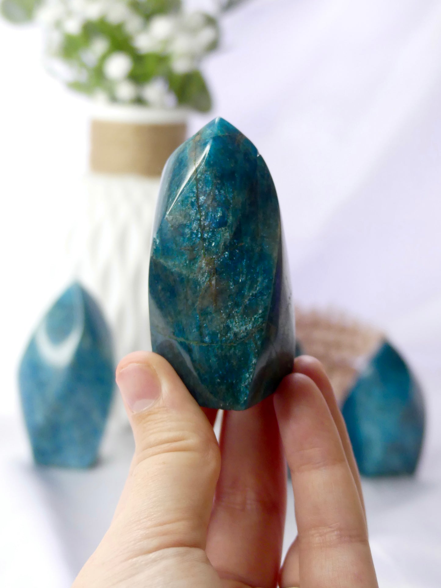 Blue Apatite Flame