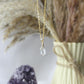 Clear Quartz - Gold Mini Point Necklace