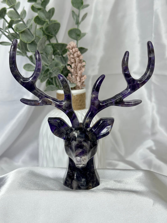 Amethyst Deer Resin