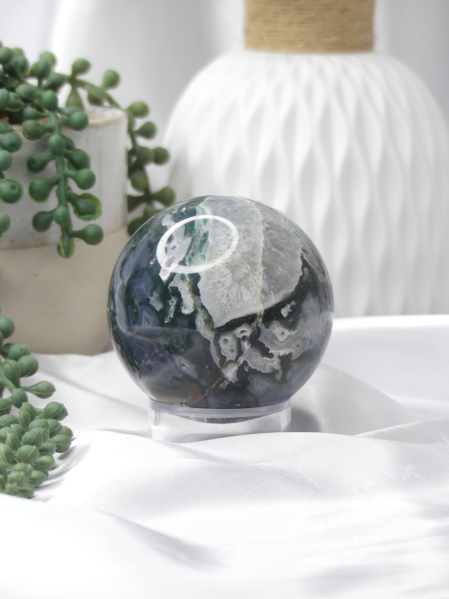 Moss Agate Sphere