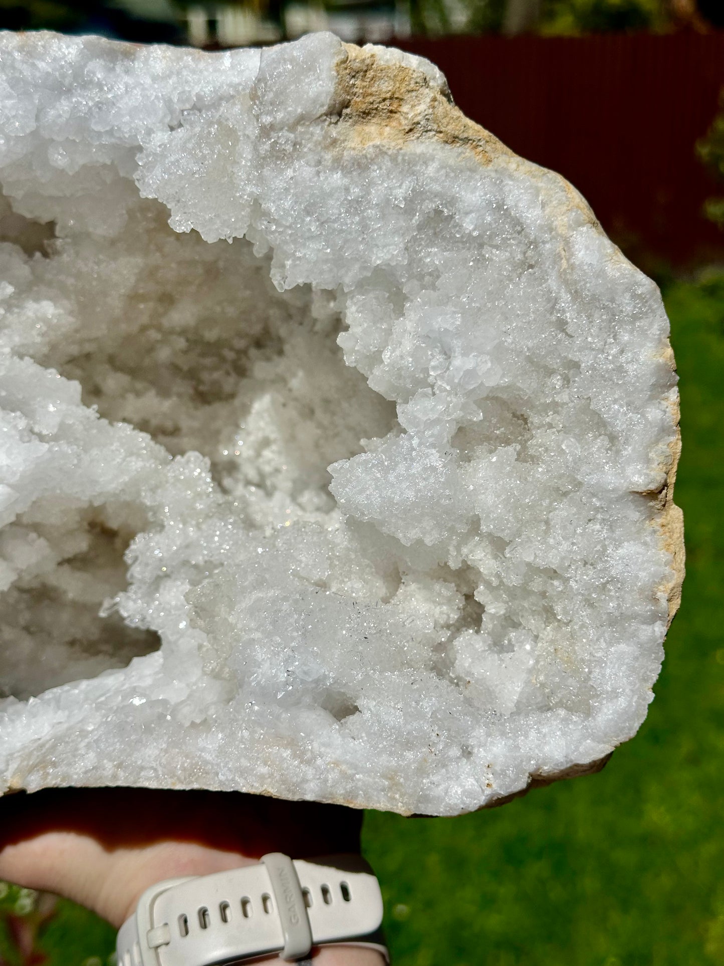 Quartz Geode Half