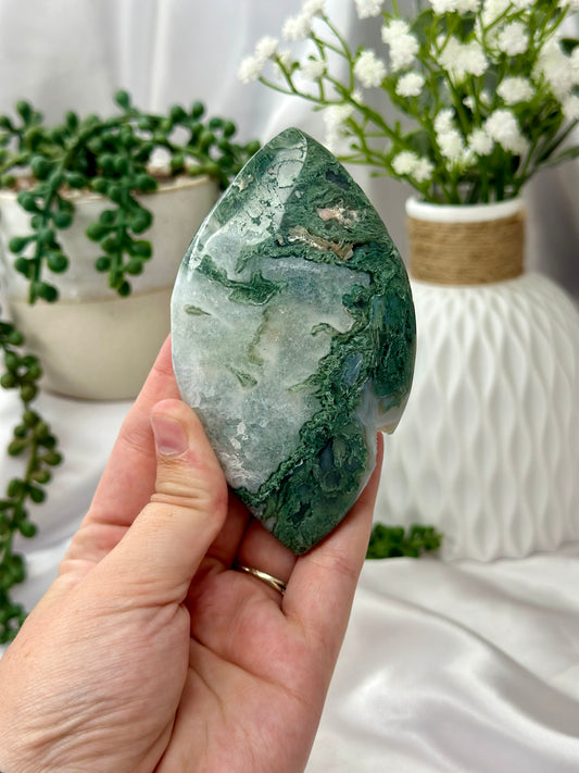 Moss Agate Leaf