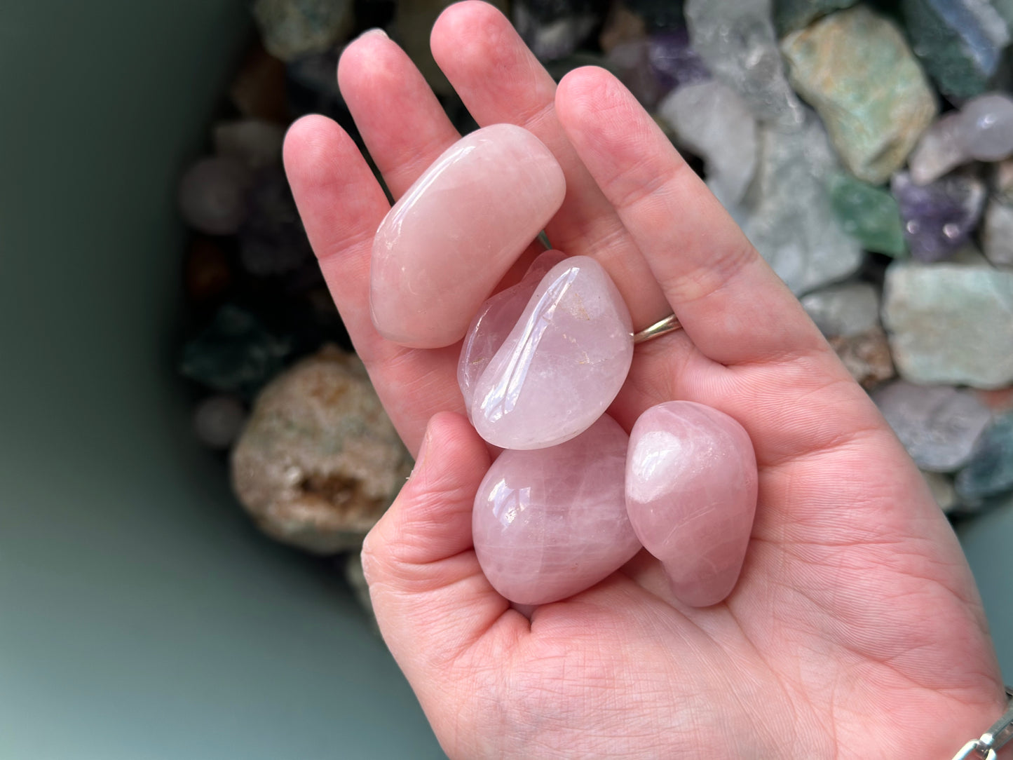 Rose Quartz Tumble Large