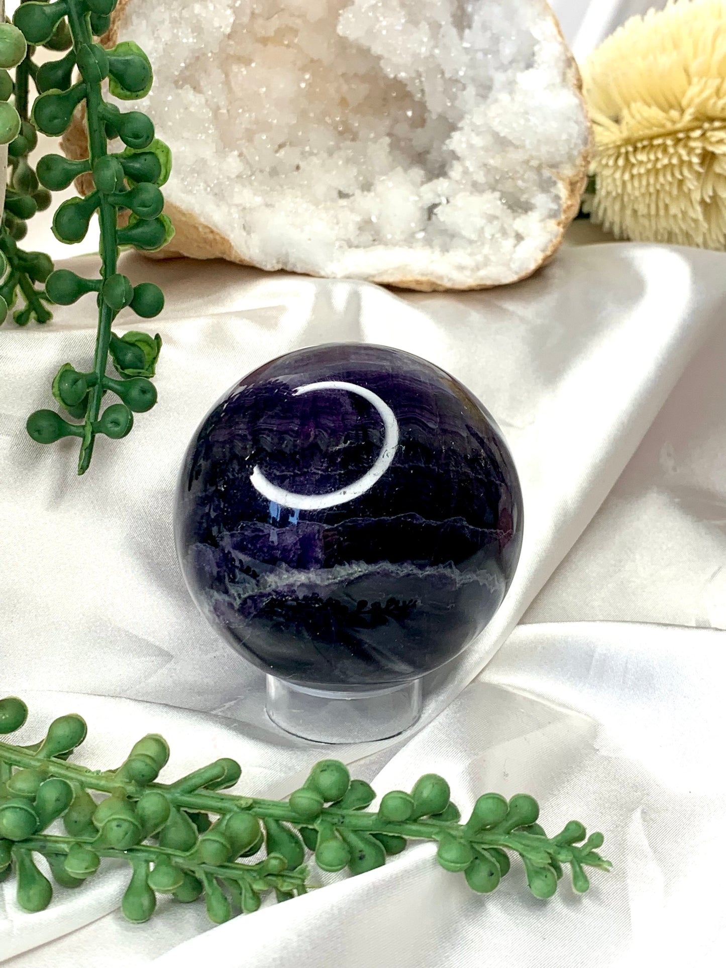 Purple Fluorite Sphere